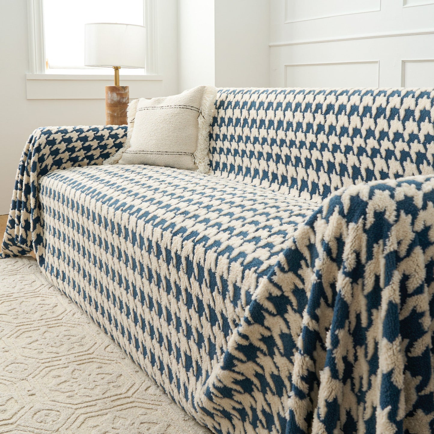 Fodera per divano Cozy Houndstooth - Offerta a tempo limitato