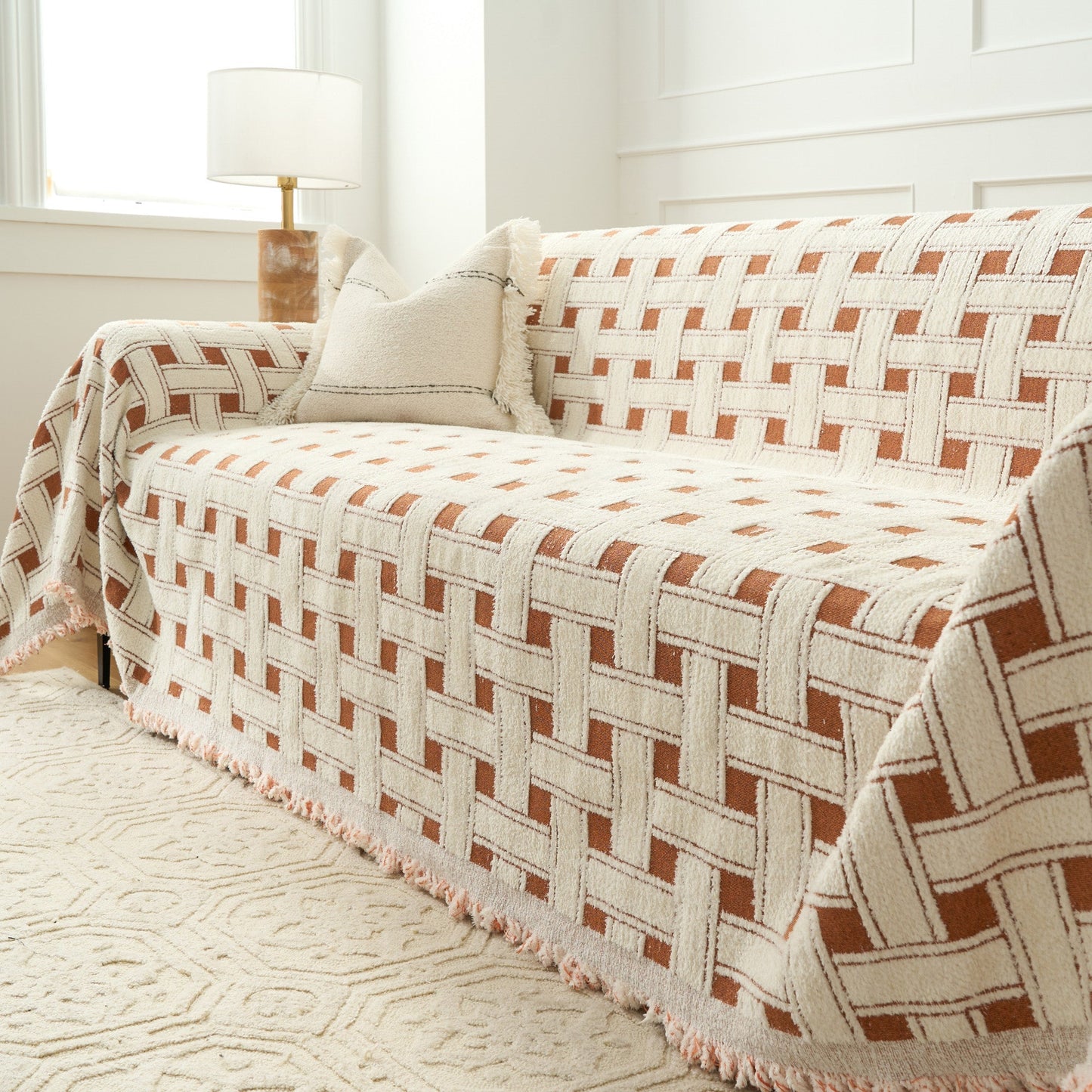 Copridivano invernale in stile Crosshatch - Offerta a tempo limitato