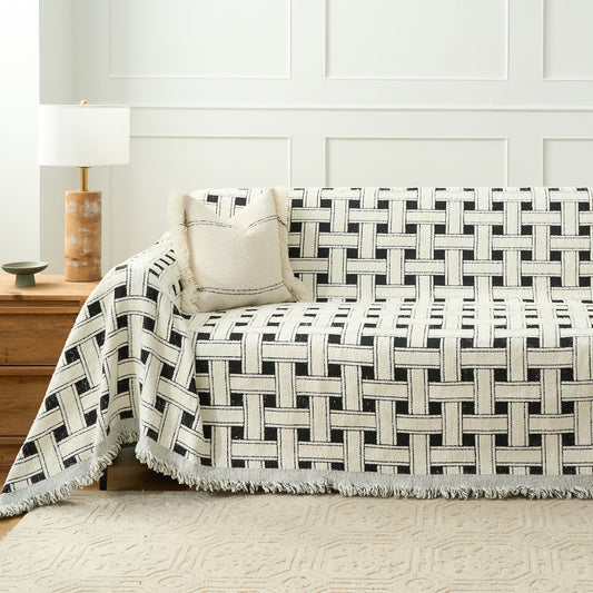 Copridivano invernale in stile Crosshatch - Offerta a tempo limitato