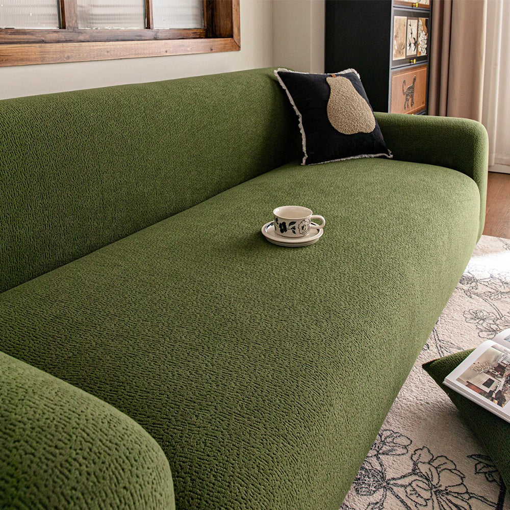 Copridivano elasticizzato PlushFlex con rivestimento completo