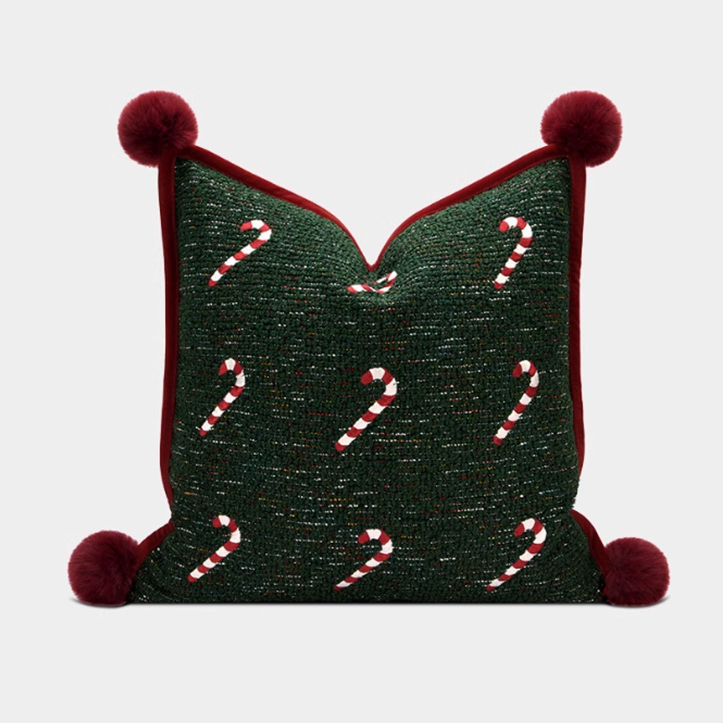 Fodera per cuscino Holiday Candy Cane