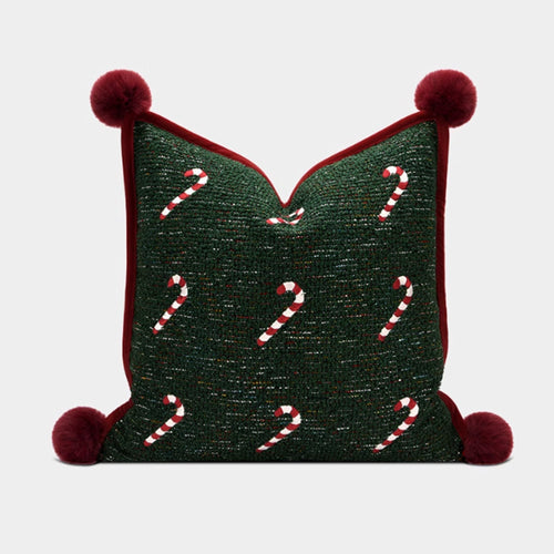 Fodera per cuscino Holiday Candy Cane