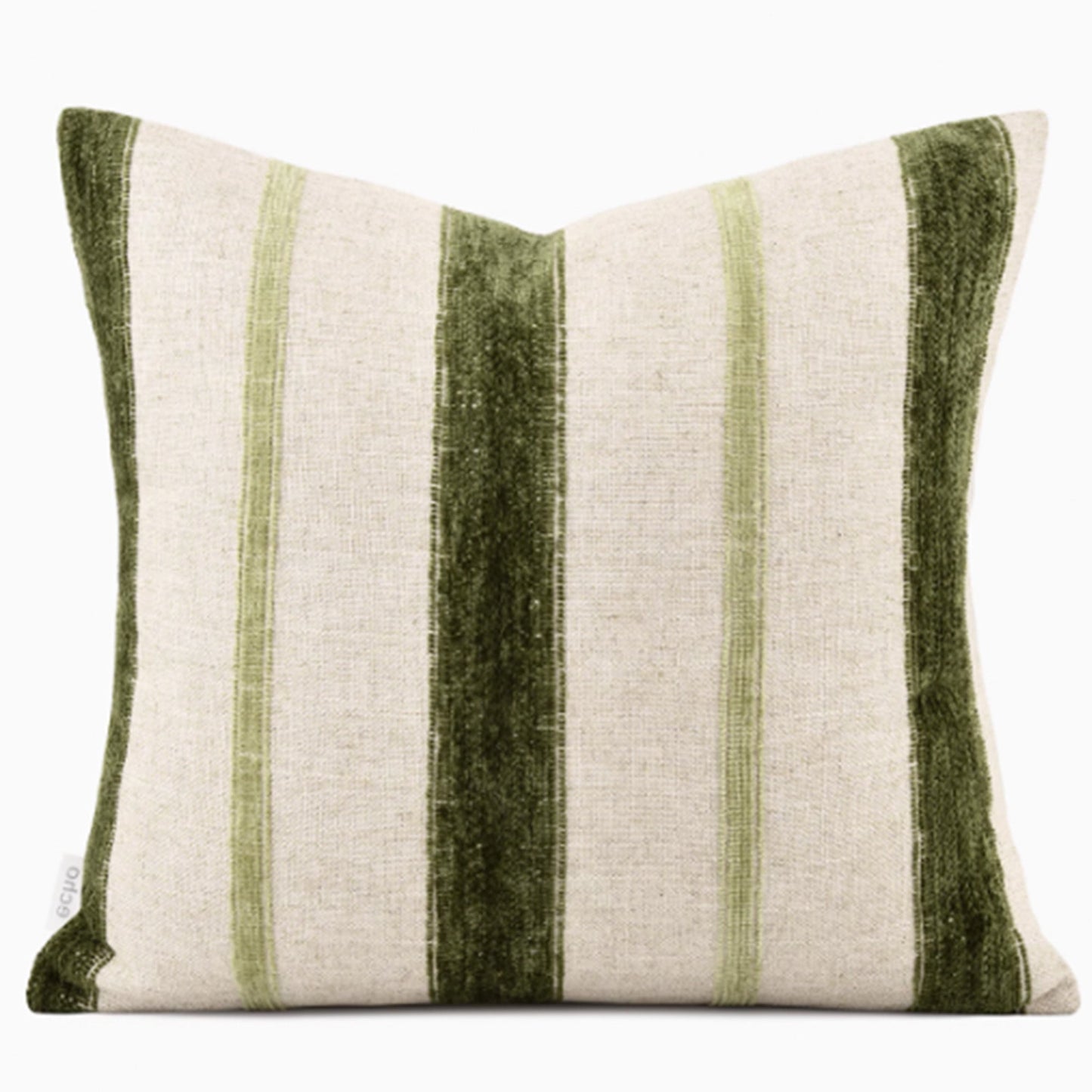 Cuscino in lino a righe