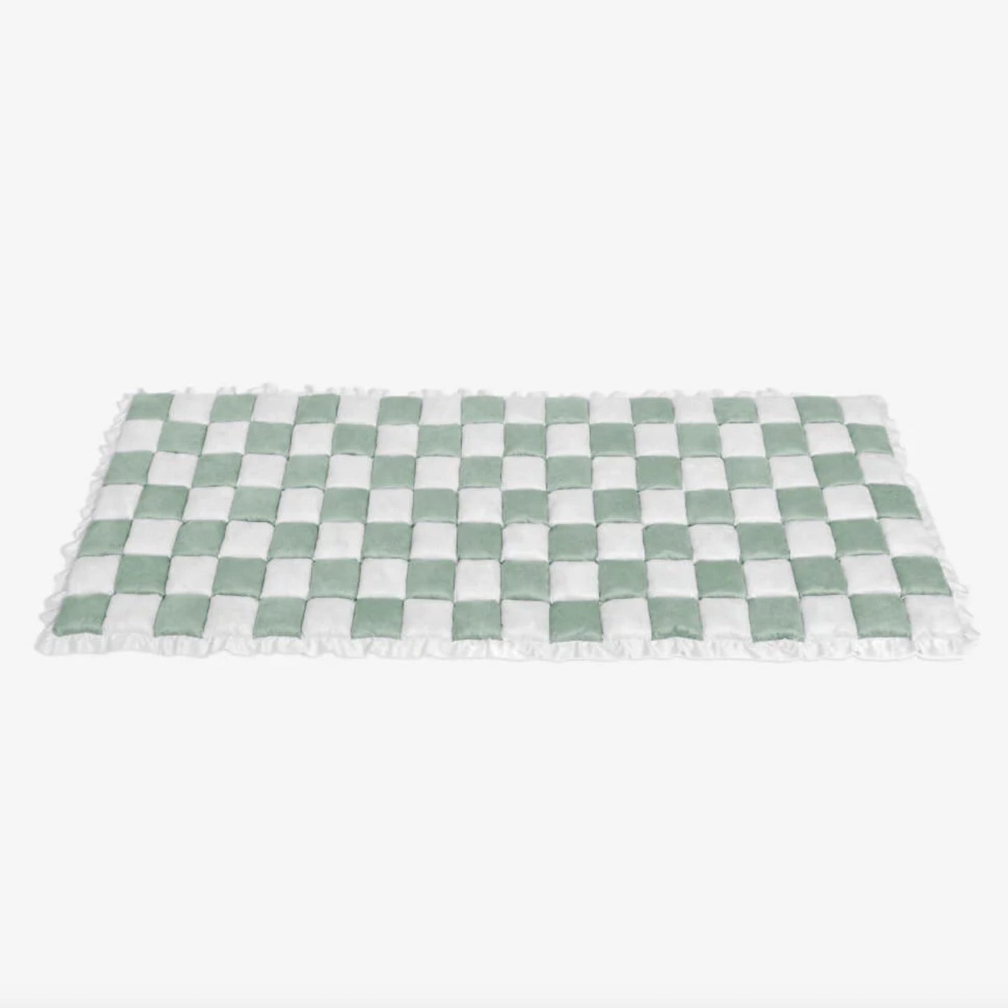 Grande materassino quadrato in tartan per cani e gatti