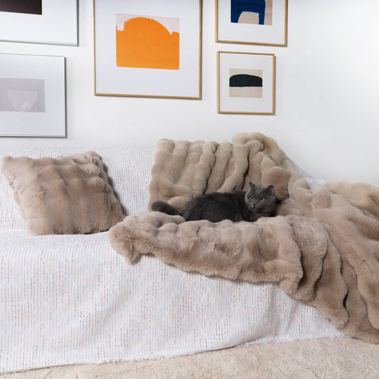 Set copripiumino e federa in pelliccia sintetica - Offerta a tempo limitato