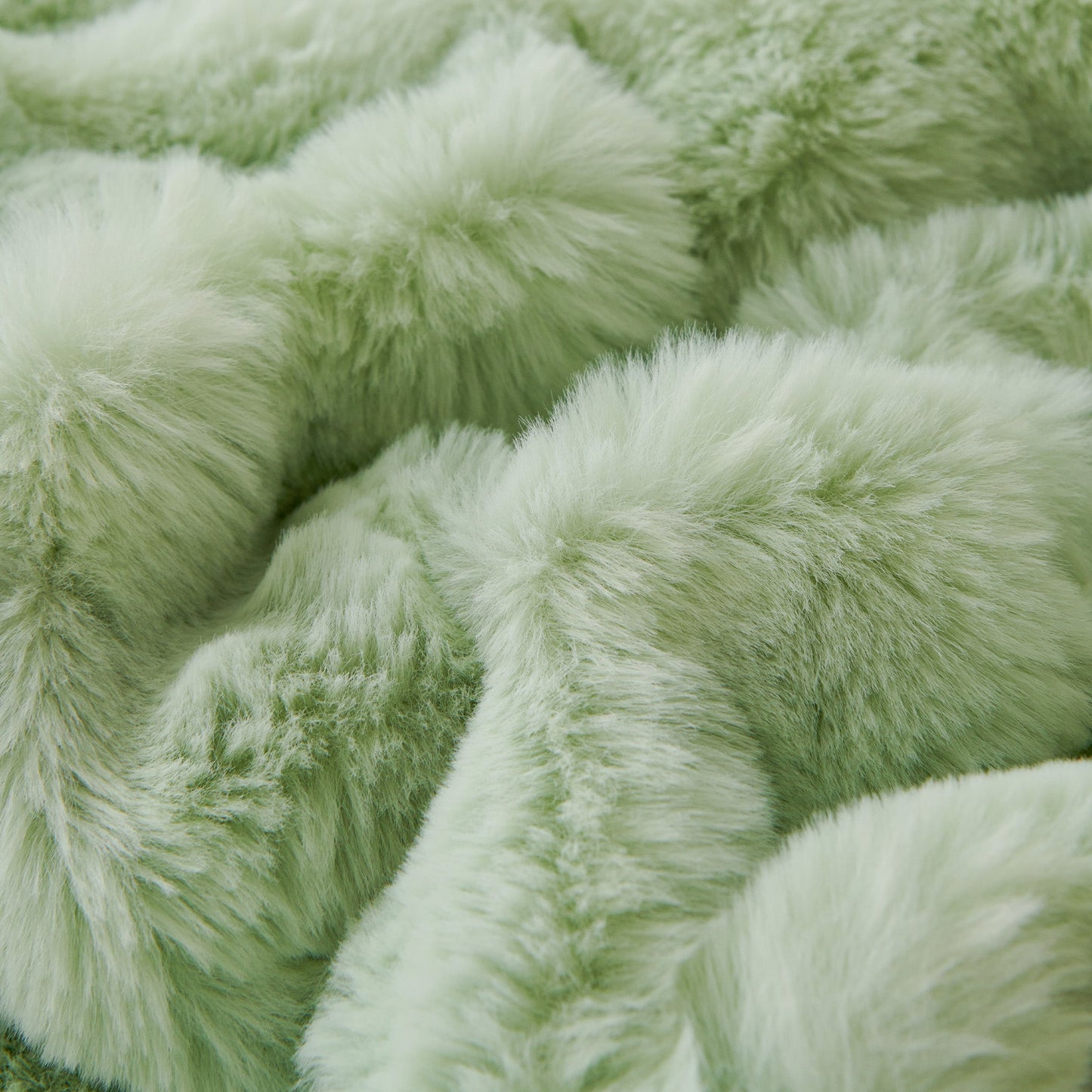 Copridivano in pelliccia sintetica Luxe Ripple