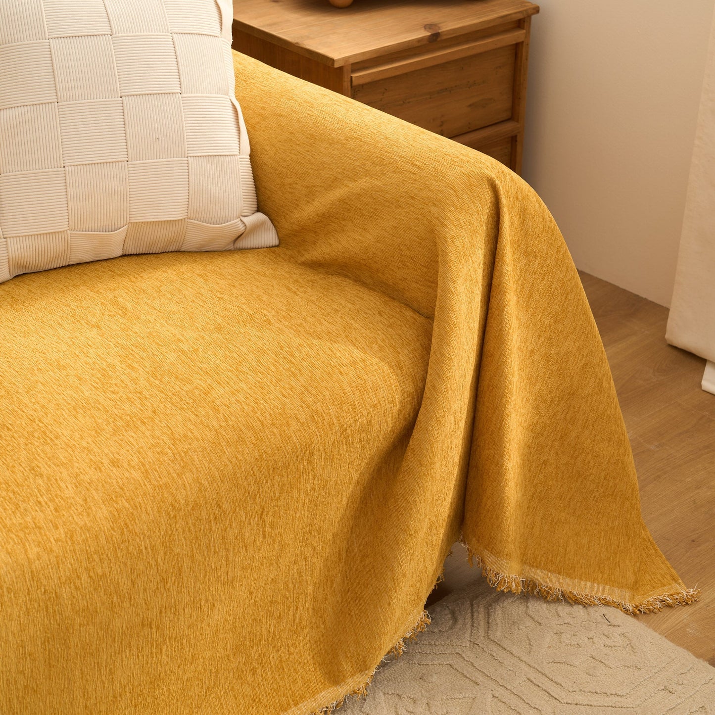 Fodera per divano Cozy Luxe Chenille antigraffio