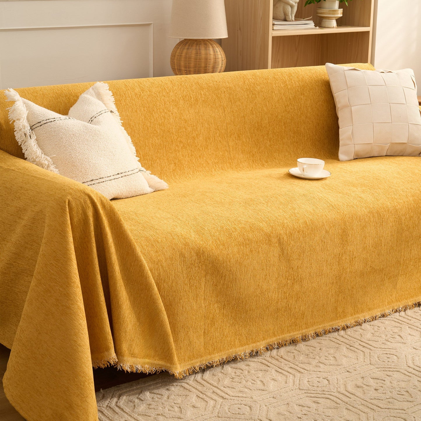 Fodera per divano Cozy Luxe Chenille antigraffio