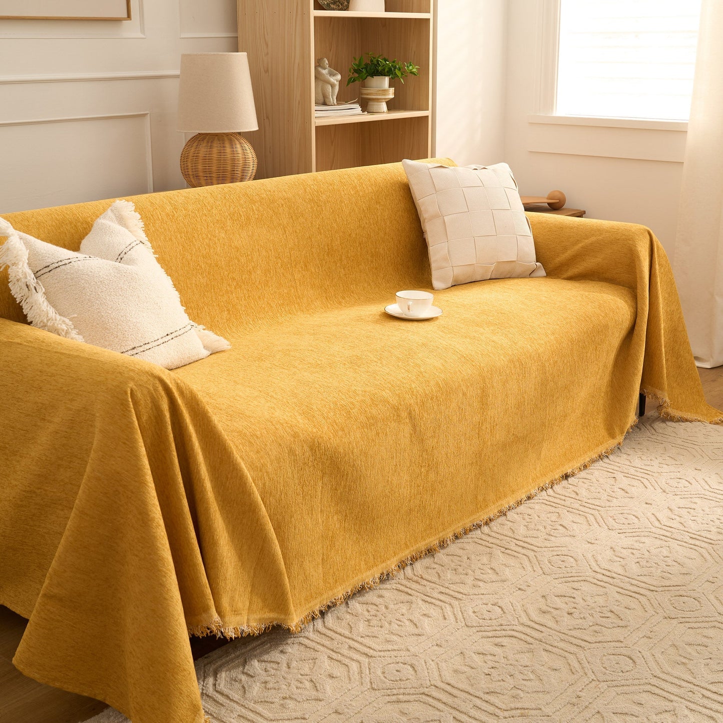 Fodera per divano Cozy Luxe Chenille antigraffio