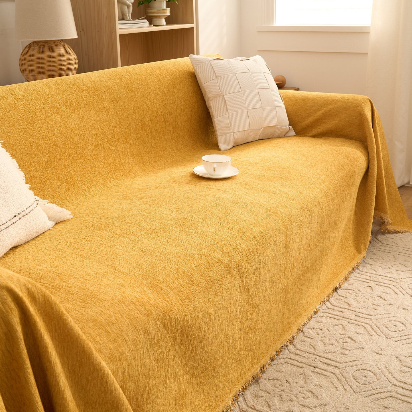 Fodera per divano Cozy Luxe Chenille antigraffio