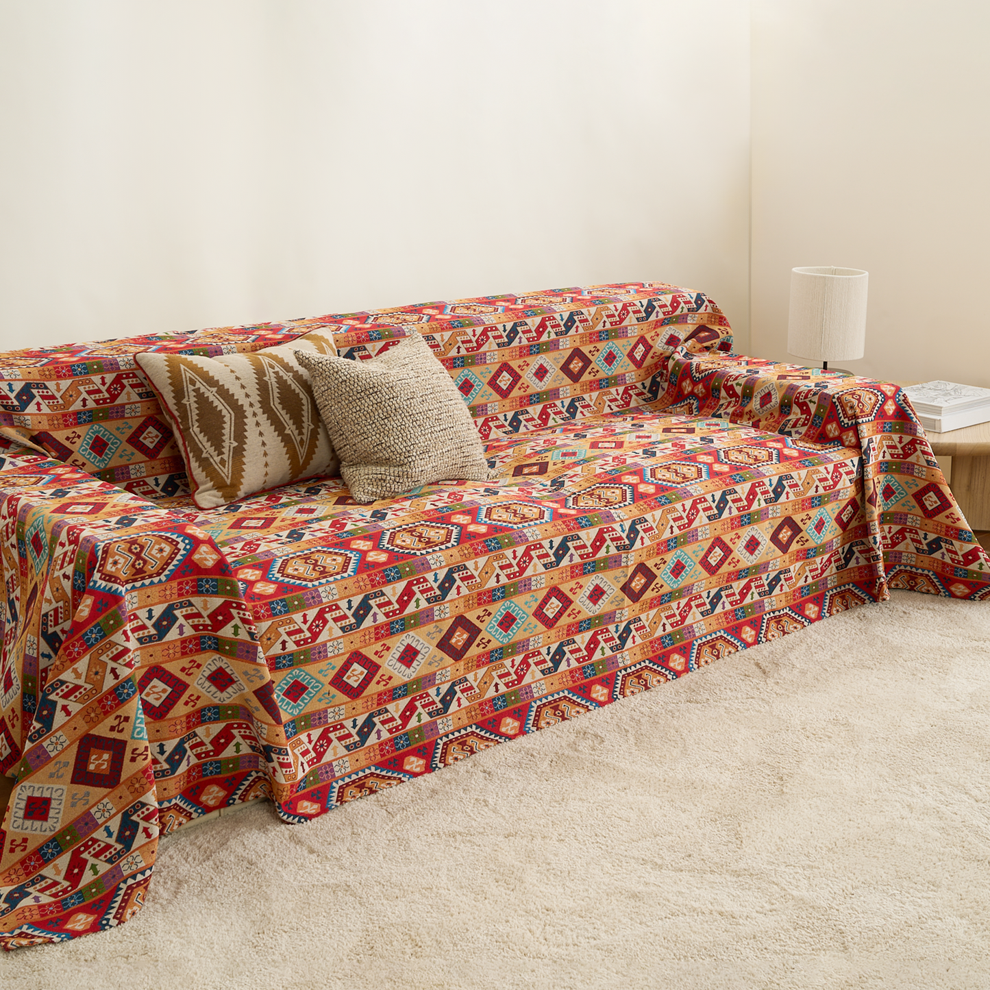 Copridivano Crimson Boho Chic - Offerta a tempo limitato