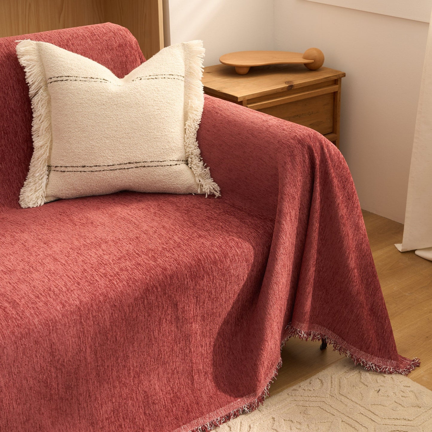 Fodera per divano Cozy Luxe Chenille antigraffio