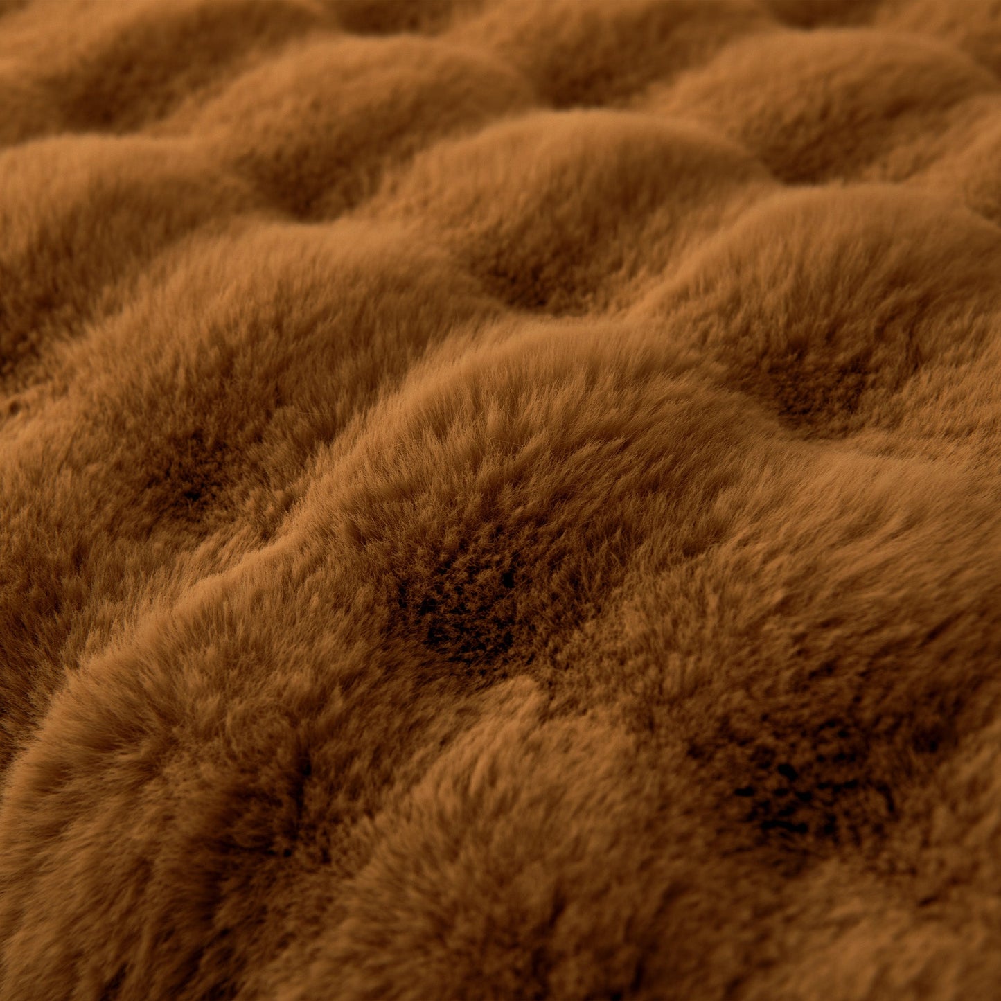 Copridivano in pelliccia sintetica Luxe Ripple