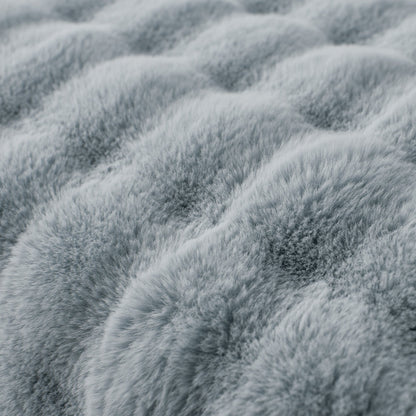 Copridivano in pelliccia sintetica Luxe Ripple
