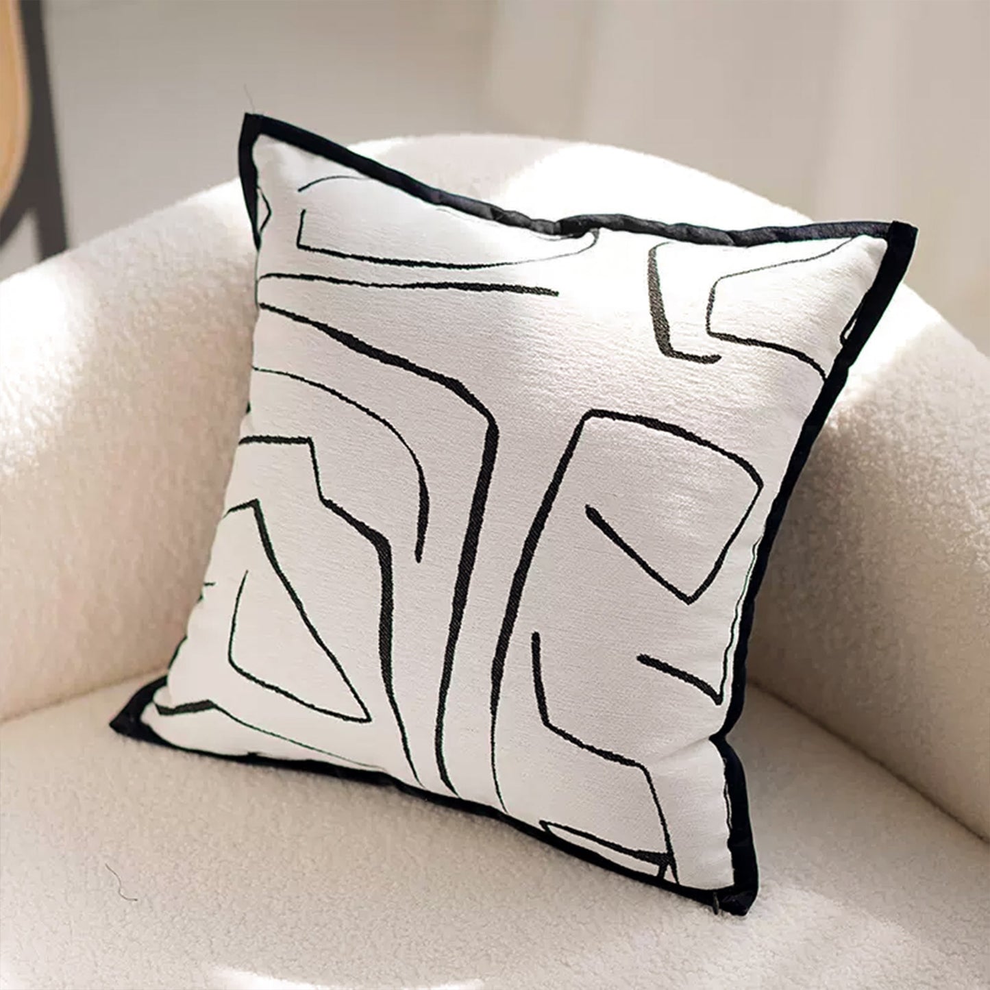 Federa per cuscino con motivo chic