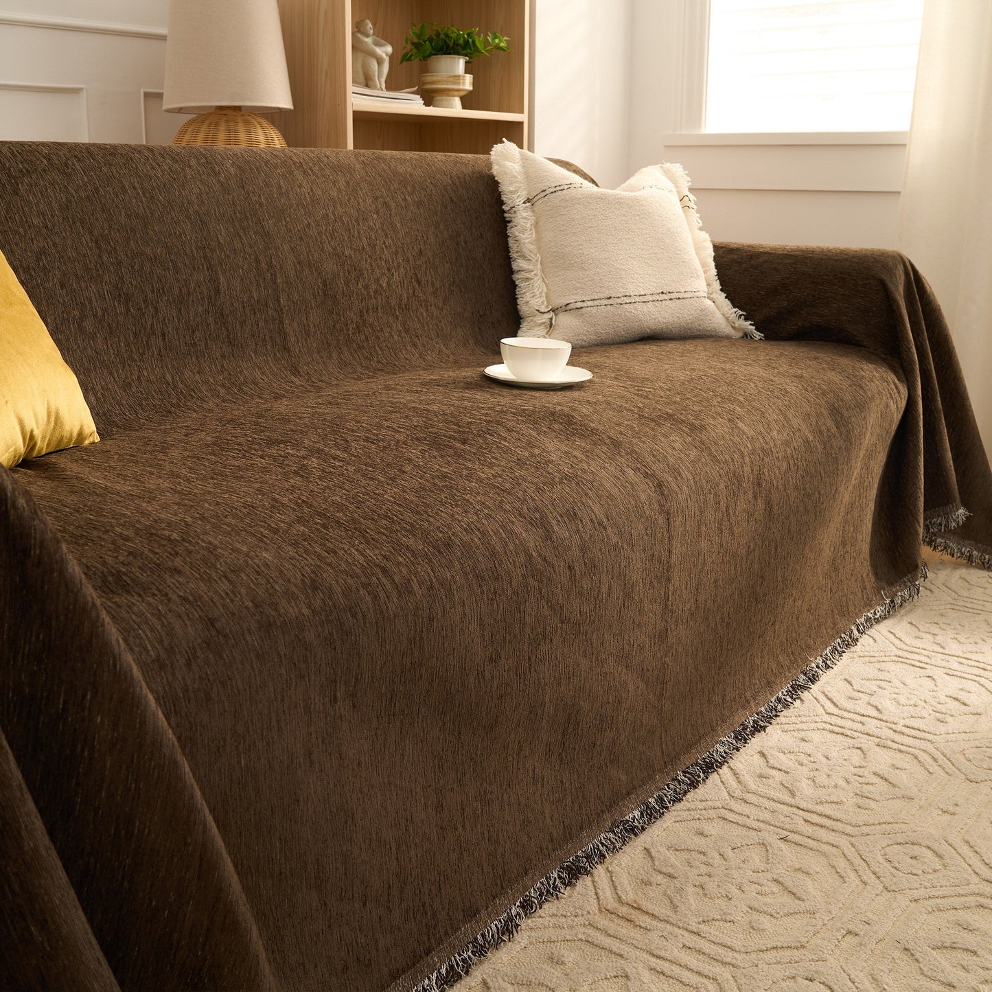 Fodera per divano Cozy Luxe Chenille antigraffio