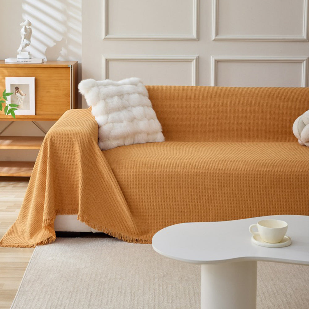 Fodera per divano con texture a nido d'ape minimalista