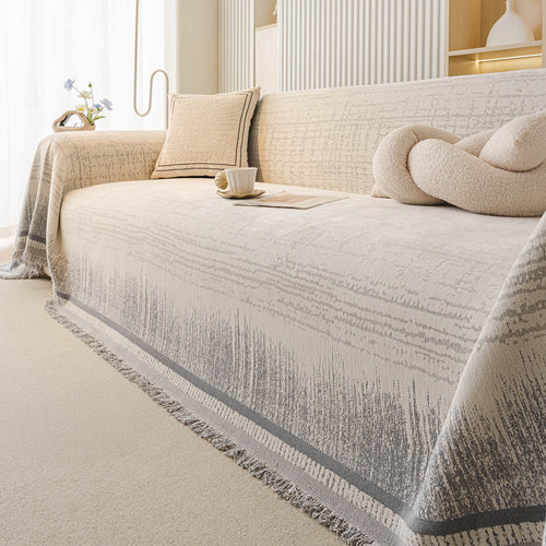 Elegante velo minimalista, morbida fodera per divano traspirante, elegante protezione per divano per una casa moderna e accogliente, facile da pulire