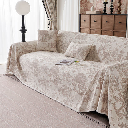 Copridivano multiuso, impermeabile, facile da pulire, con motivo floreale pastello, elegante e traspirante, per un accogliente miglioramento della casa