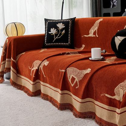 Copridivano anti-pilling Safari Elegance