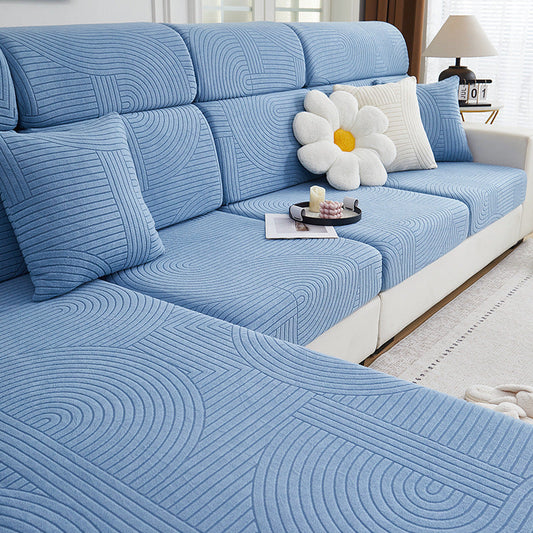 Fodera per divano elasticizzata FlowLine Harmony – Protezione completa antigraffio per animali domestici