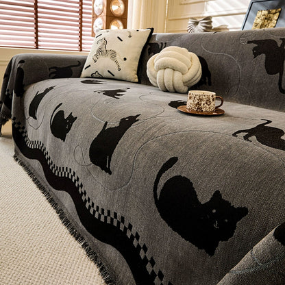 Fodera per divano in ciniglia Whisker Wonderland