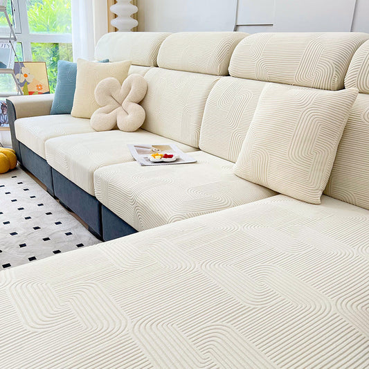 Copridivano elasticizzato Serene Maze – Protezione completa antigraffio per animali domestici