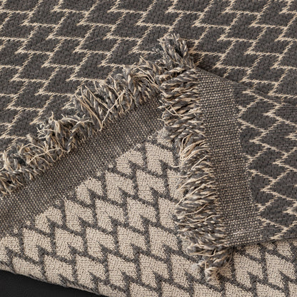Copridivano in peluche con motivo Urban Weave, resistente e adatto agli animali domestici, di alta qualità, tessuto, lavabile in lavatrice, minimalista, multiuso.
