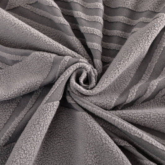 Copridivano elasticizzato ChevronEase Jacquard – Protezione completa antigraffio per animali domestici