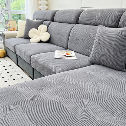 Copridivano elasticizzato Serene Maze – Protezione completa antigraffio per animali domestici
