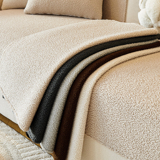 Copridivano antiscivolo in morbido pile