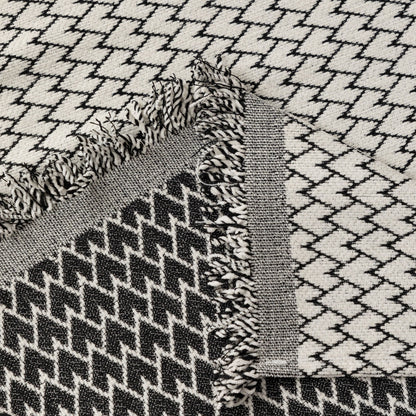 Copridivano in peluche con motivo Urban Weave, resistente e adatto agli animali domestici, di alta qualità, tessuto, lavabile in lavatrice, minimalista, multiuso.