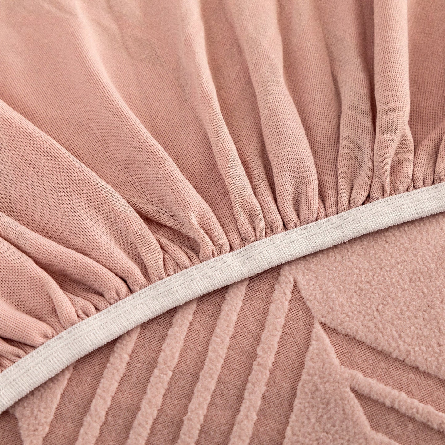 Copridivano elasticizzato ChevronEase Jacquard – Protezione completa antigraffio per animali domestici