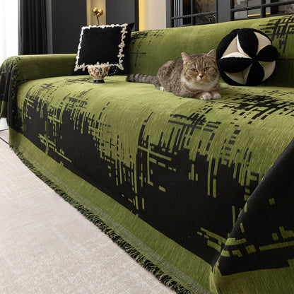 Copridivano minimalista multiuso Soft City Plush Pet-Friendly – Copridivano in tessuto lavabile in lavatrice