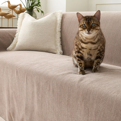 Copridivano Resistente Zig Zag adatto agli animali domestici