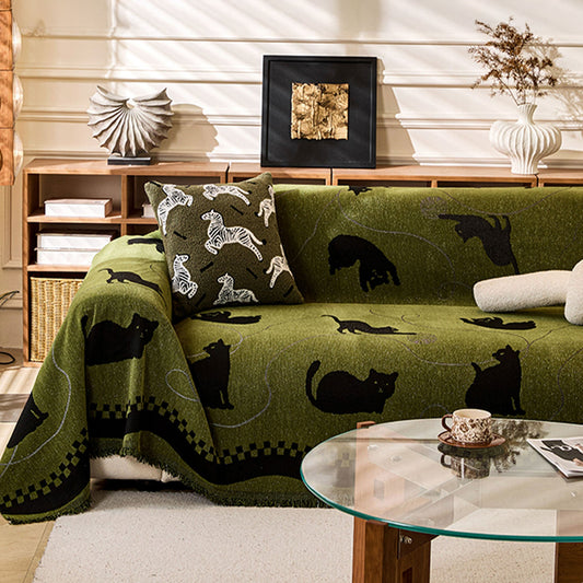 Fodera per divano in ciniglia Whisker Wonderland