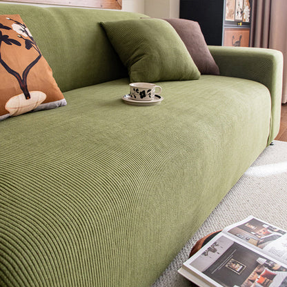 Copridivano in velluto a coste elasticizzato CozyCord