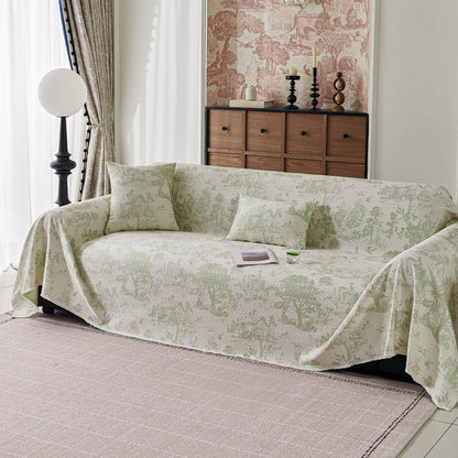Copridivano multiuso, impermeabile, facile da pulire, con motivo floreale pastello, elegante e traspirante, per un accogliente miglioramento della casa