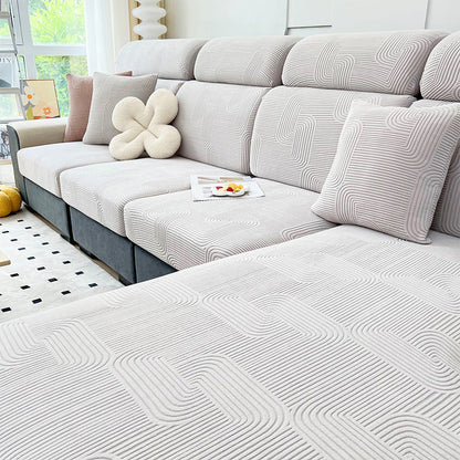 Copridivano elasticizzato Serene Maze – Protezione completa antigraffio per animali domestici