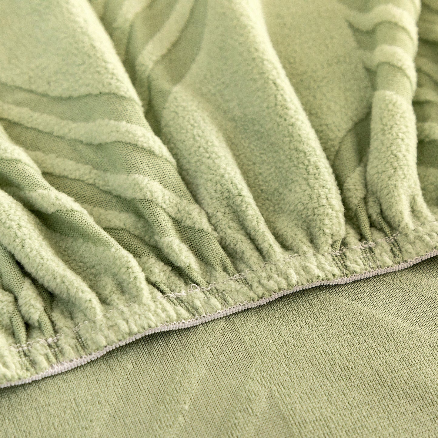 Copridivano elasticizzato ChevronEase Jacquard – Protezione completa antigraffio per animali domestici