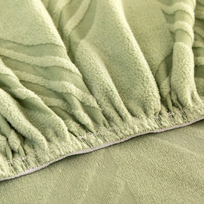 Copridivano elasticizzato ChevronEase Jacquard – Protezione completa antigraffio per animali domestici
