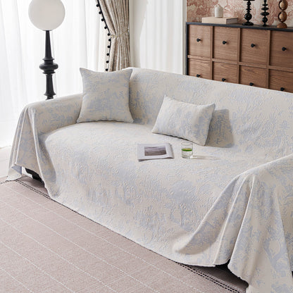 Copridivano multiuso, impermeabile, facile da pulire, con motivo floreale pastello, elegante e traspirante, per un accogliente miglioramento della casa