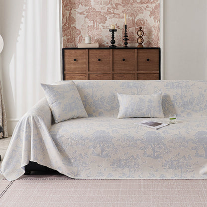 Copridivano multiuso, impermeabile, facile da pulire, con motivo floreale pastello, elegante e traspirante, per un accogliente miglioramento della casa