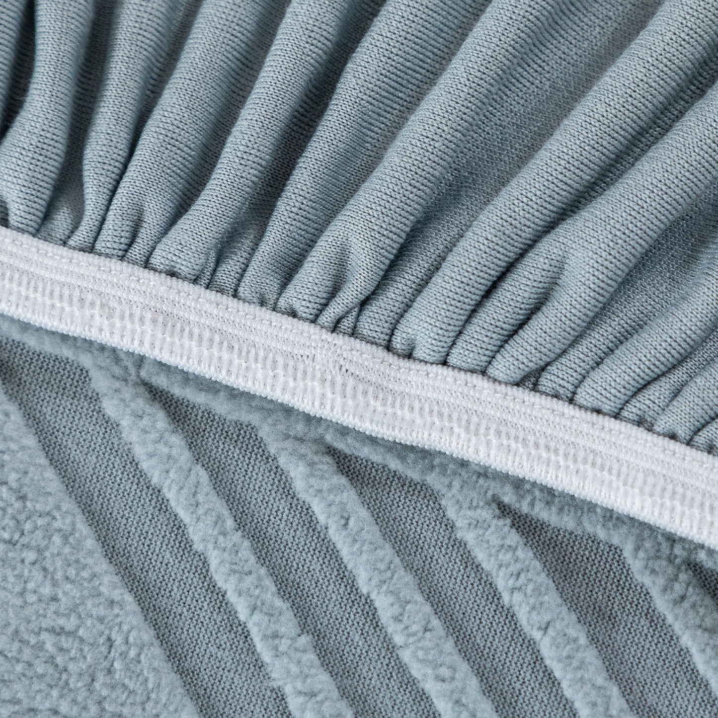 Copridivano elasticizzato ChevronEase Jacquard – Protezione completa antigraffio per animali domestici