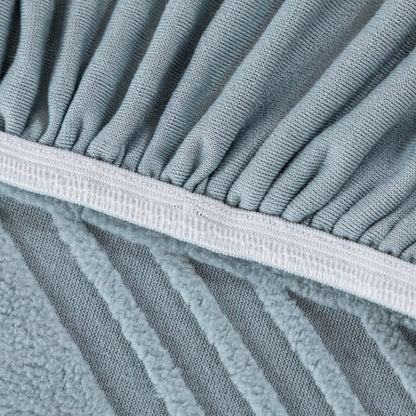Copridivano elasticizzato ChevronEase Jacquard – Protezione completa antigraffio per animali domestici