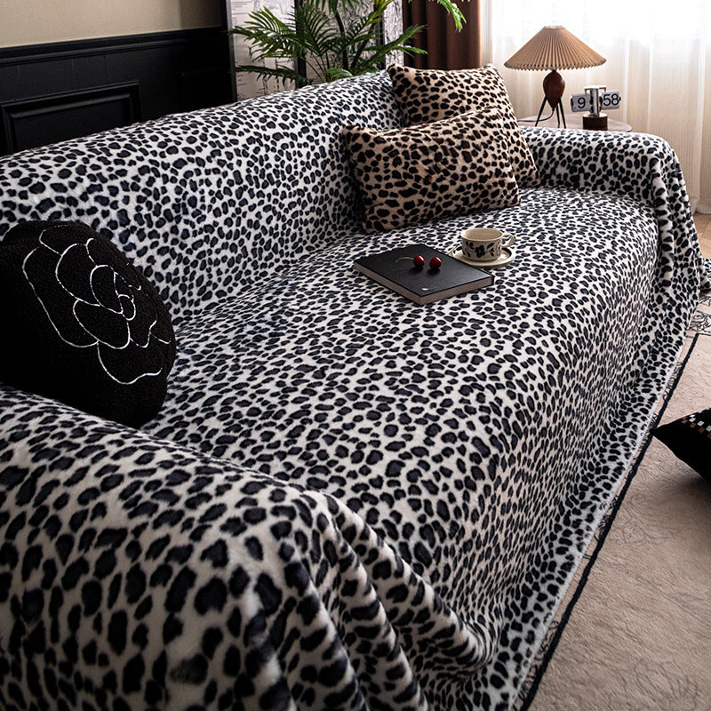 Fodera per divano Glamour Leopard antigraffio Luxe