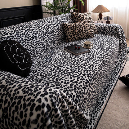 Fodera per divano Glamour Leopard antigraffio Luxe