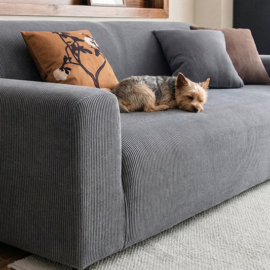 Copridivano in velluto a coste elasticizzato CozyCord