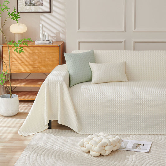 Copridivano moderno, traspirante, in tessuto testurizzato, morbido e resistente, adatto agli animali domestici - Protezione per divano minimalista e senza problemi