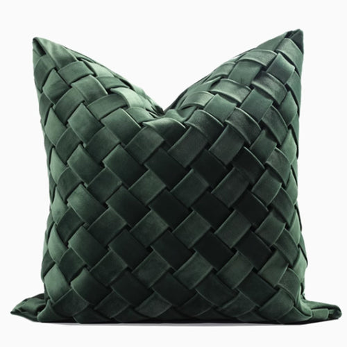 Fodera per cuscino intrecciata Luxe
